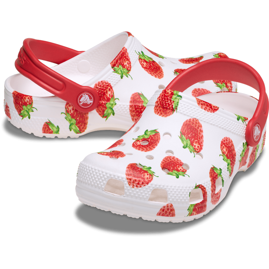 White Toddler Classic Fresh Fruits Clog - Pair - Crocs