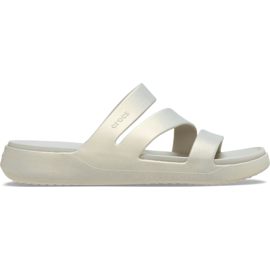 Pumice Getaway Shimmer Strappy - Side - Crocs