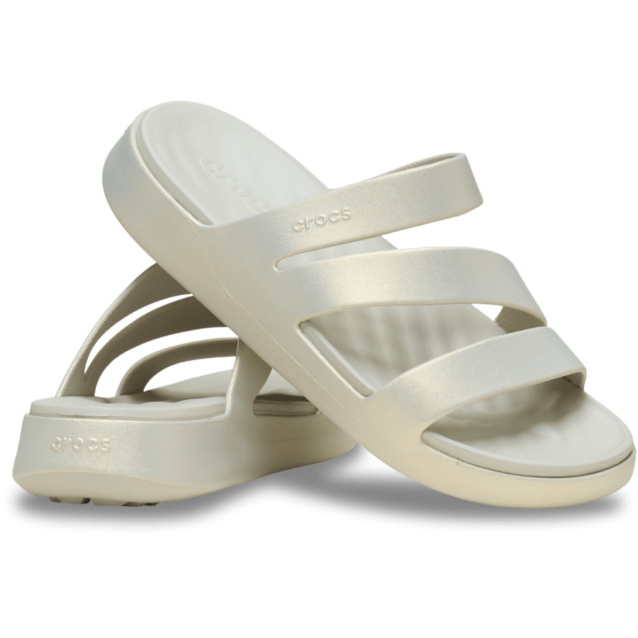 Pumice Getaway Shimmer Strappy - Pair - Crocs