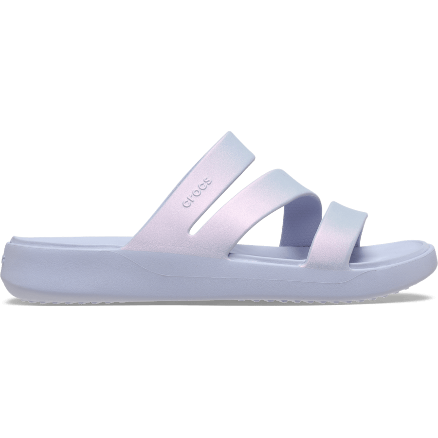 Purple Moon Getaway Shimmer Strappy - Side - Crocs