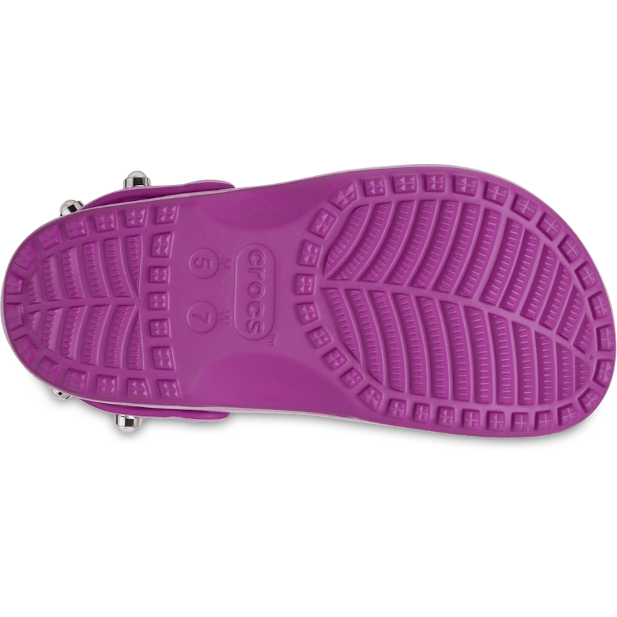 Hydrangea Classic Floral Cut Out Elevated Clog - Bottom - Crocs