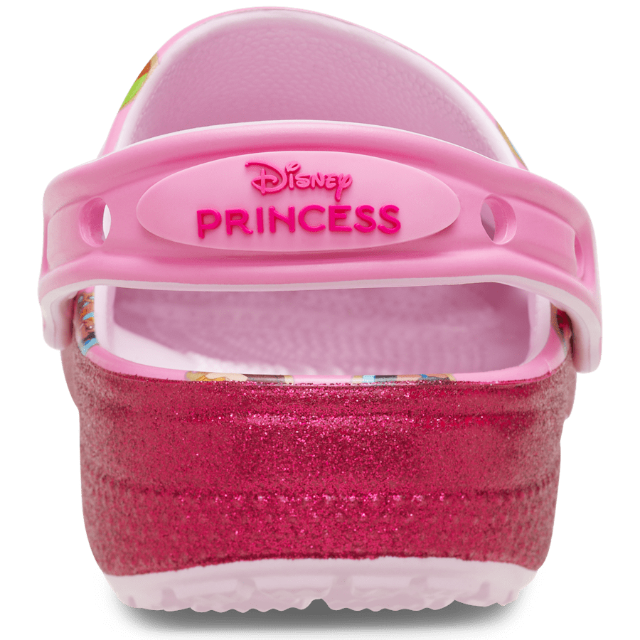 Multi Kids' Disney Princesses Classic Clog - Back - Crocs