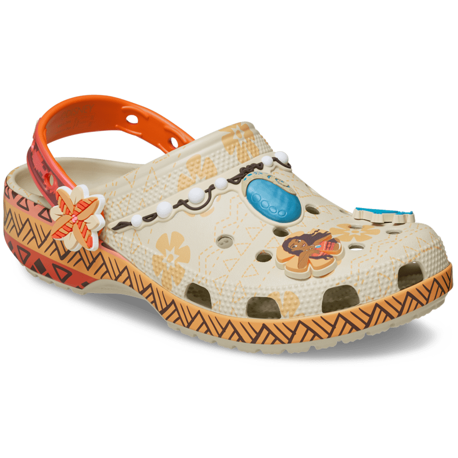 Multi Disney Moana Classic Clog - Angle - Crocs