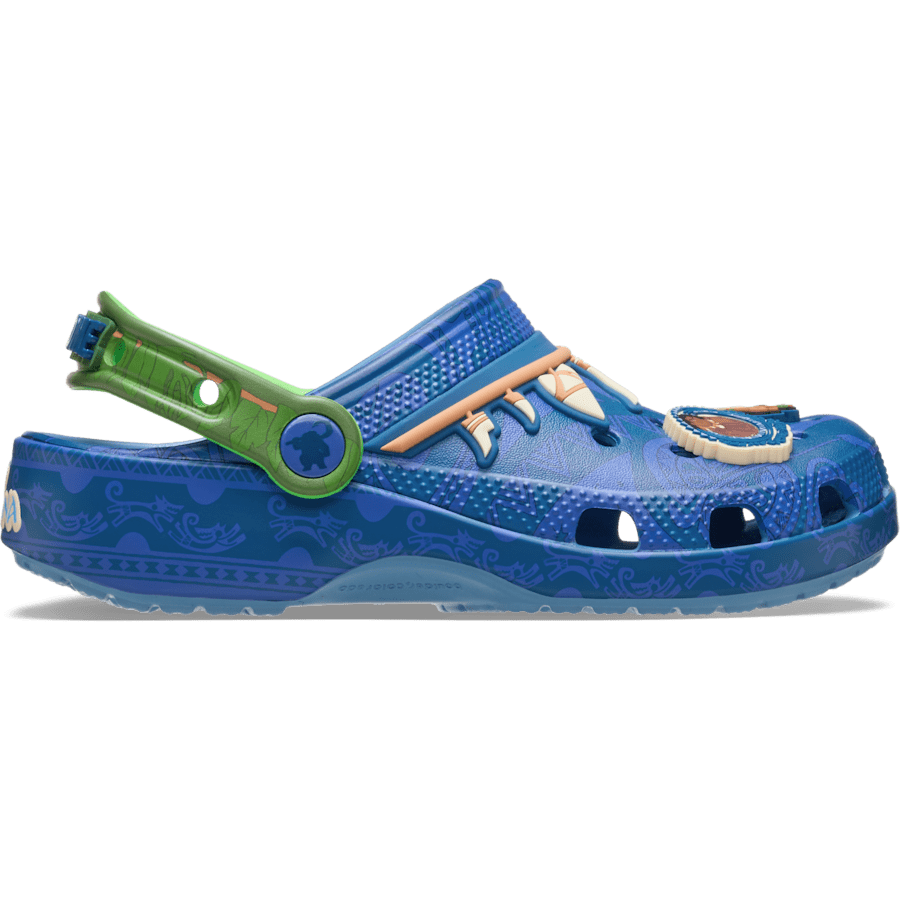 Multi Kids' Disney Moana Maui Classic Clog - Side - Crocs