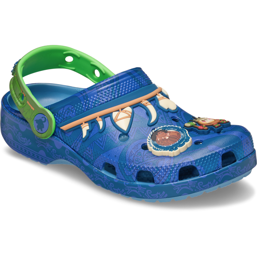 Multi Kids' Disney Moana Maui Classic Clog - Angle - Crocs