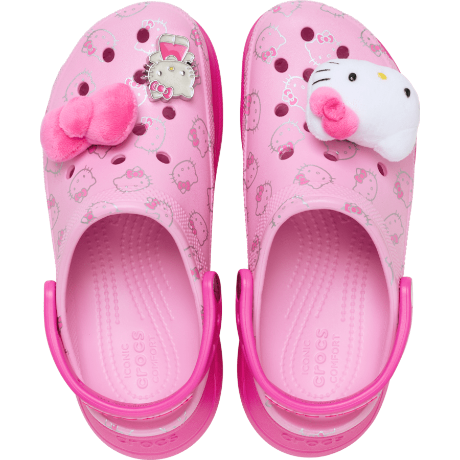Multi Hello Kitty Bae Clog - Side - Crocs