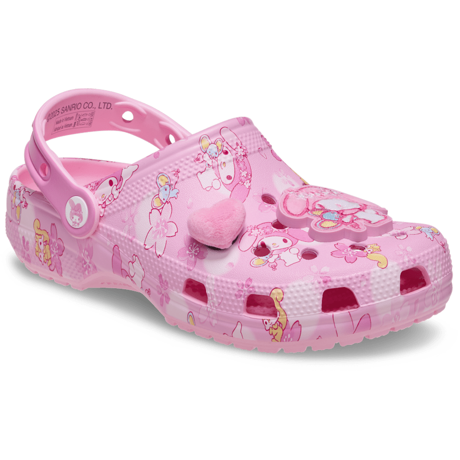 Multi My Melody Classic Clog - Angle - Crocs