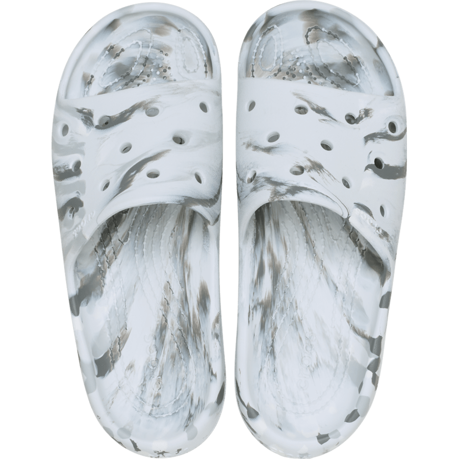 Moonlight/Multi Classic Marbled Slide - Top - Crocs
