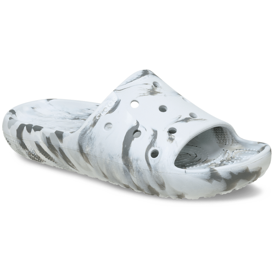 Moonlight/Multi Classic Marbled Slide - Angle - Crocs