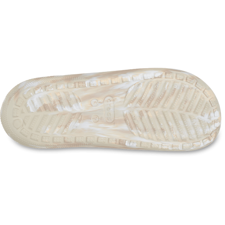 Bone / Multi Classic Marbled Slide - Bottom - Crocs