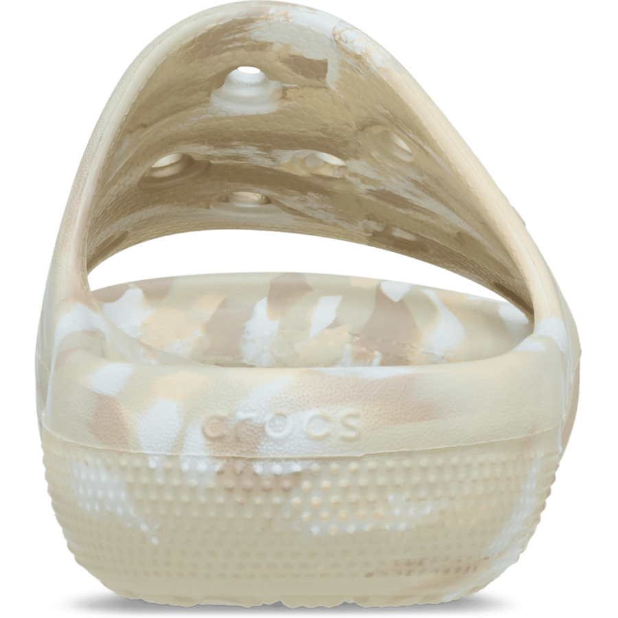 Bone / Multi Classic Marbled Slide - Back - Crocs
