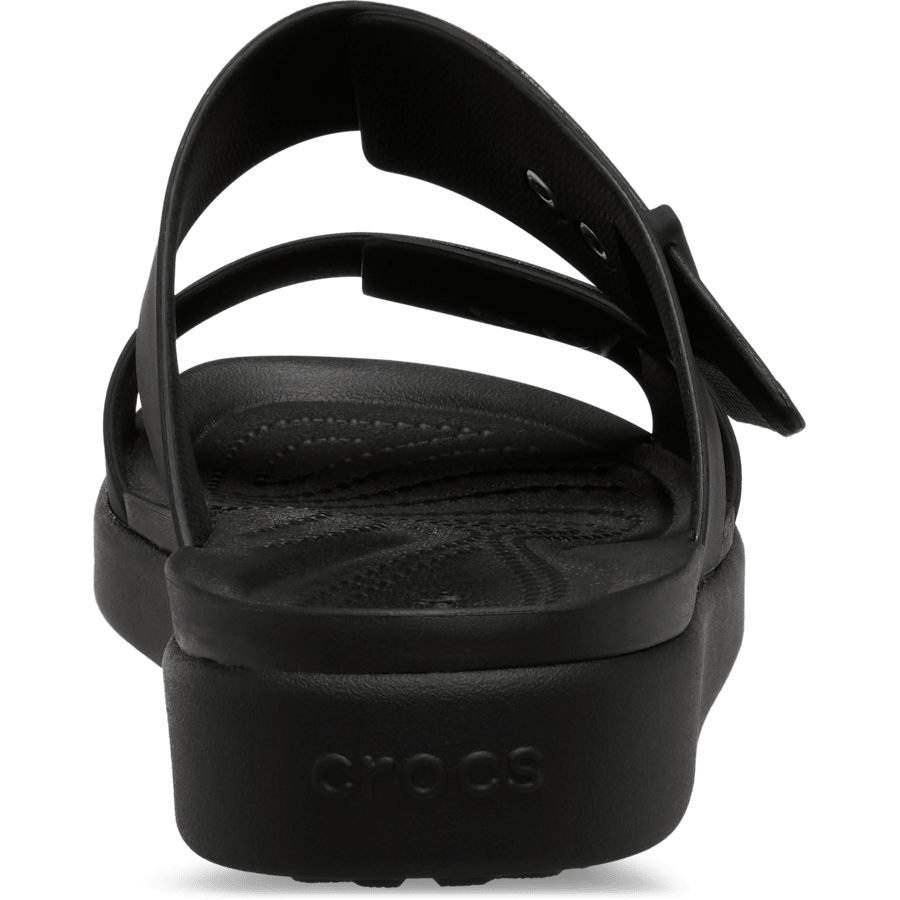 Black Brooklyn Buckle Low Low - Back - Crocs