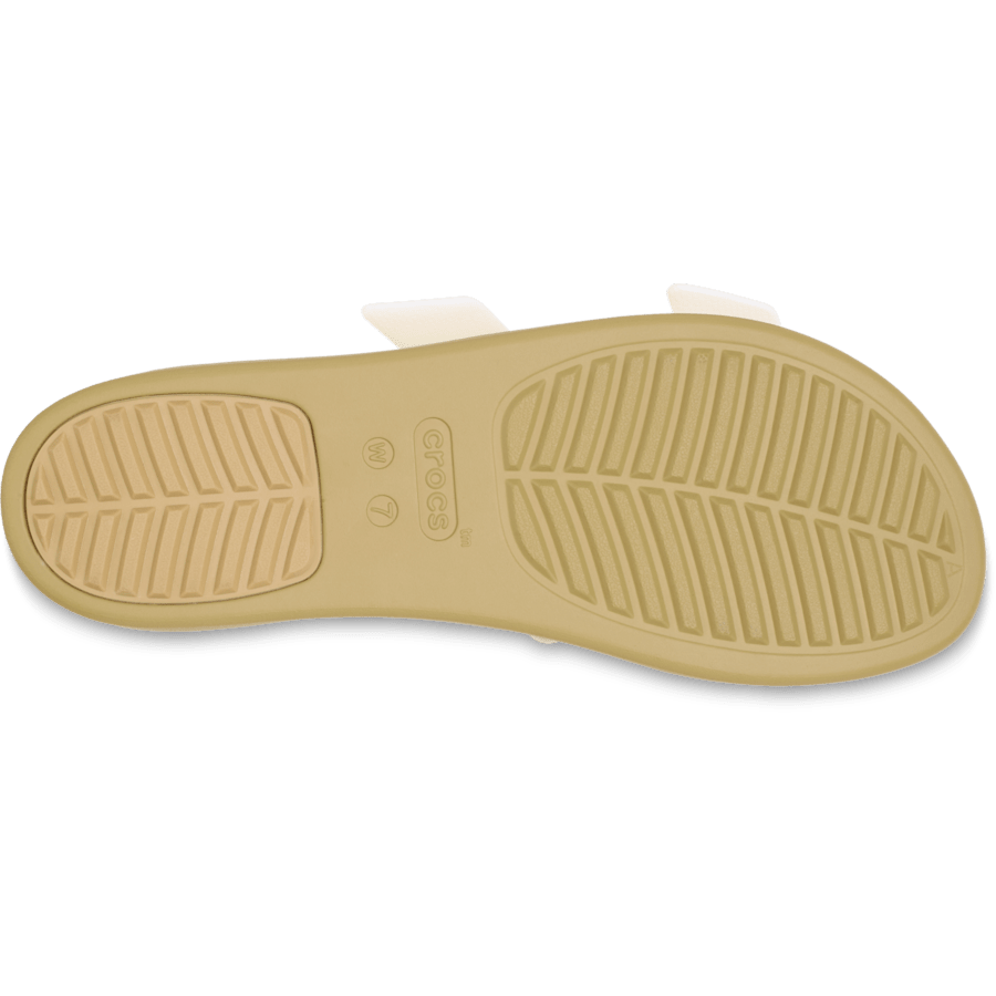  Craie / Fauve   Brooklyn Buckle Low Low - Dessous - Crocs
