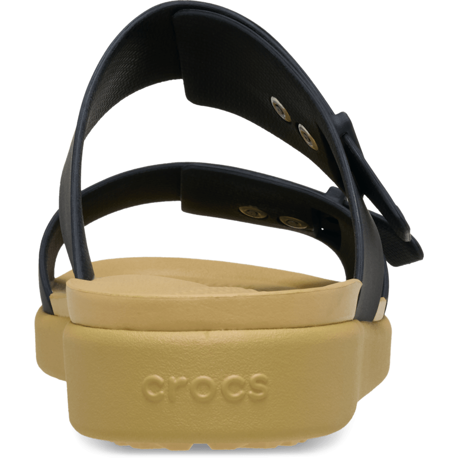 Crocs Brooklyn Buckle Low Low — Black / Tan