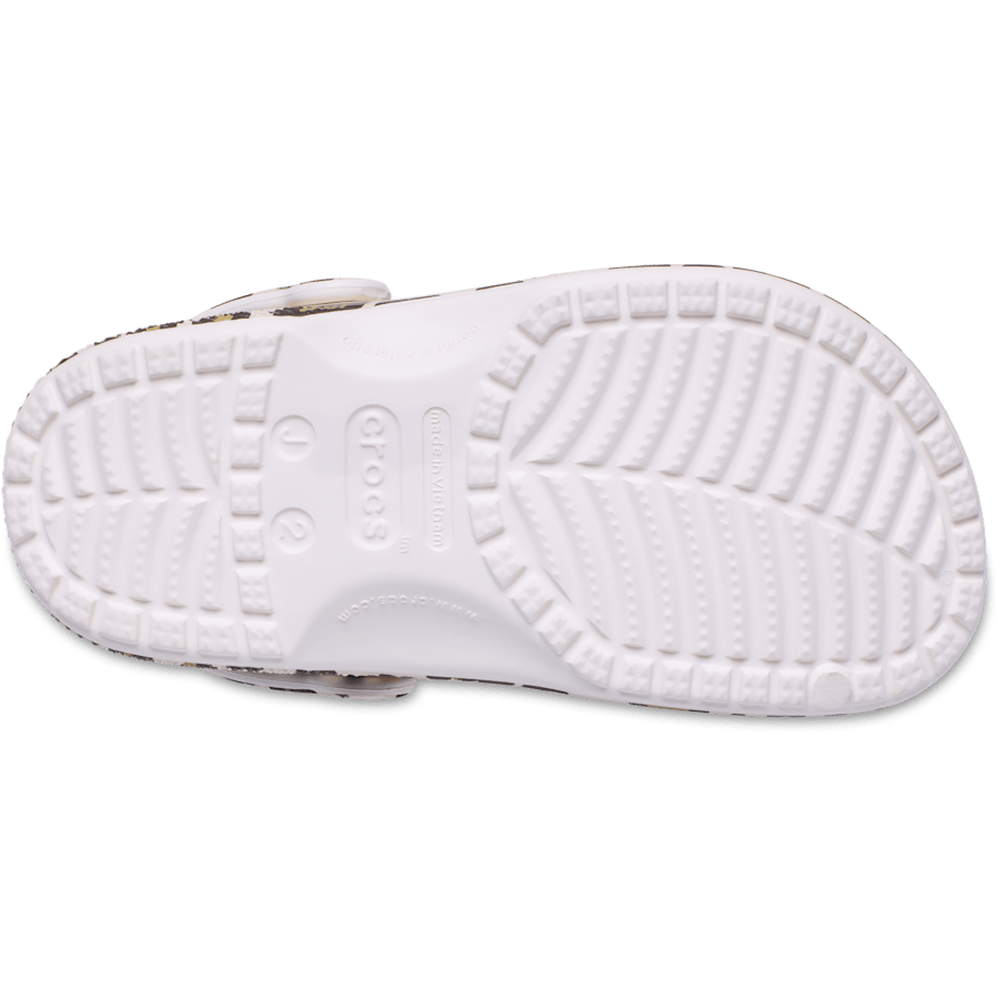 Chalk Kid's Classic Leopard Clog - Bottom - Crocs