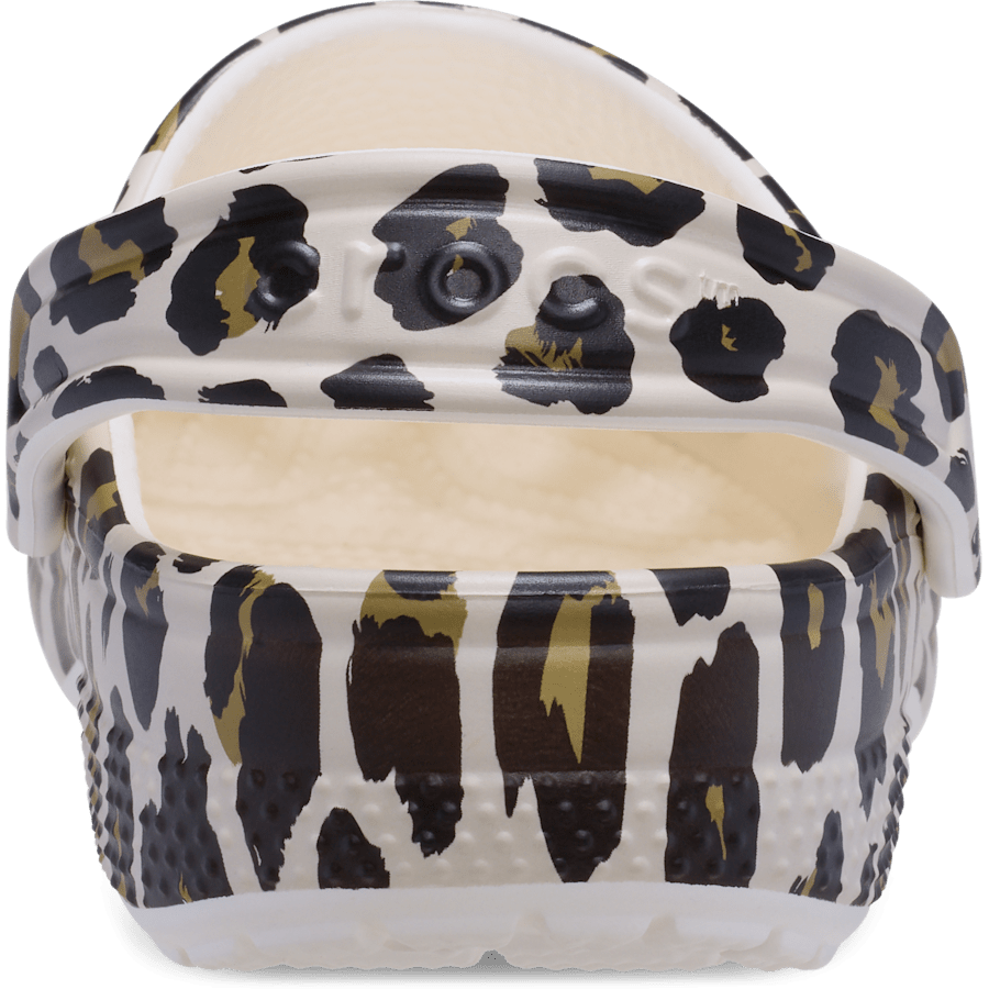 Chalk Kid's Classic Leopard Clog - Back - Crocs