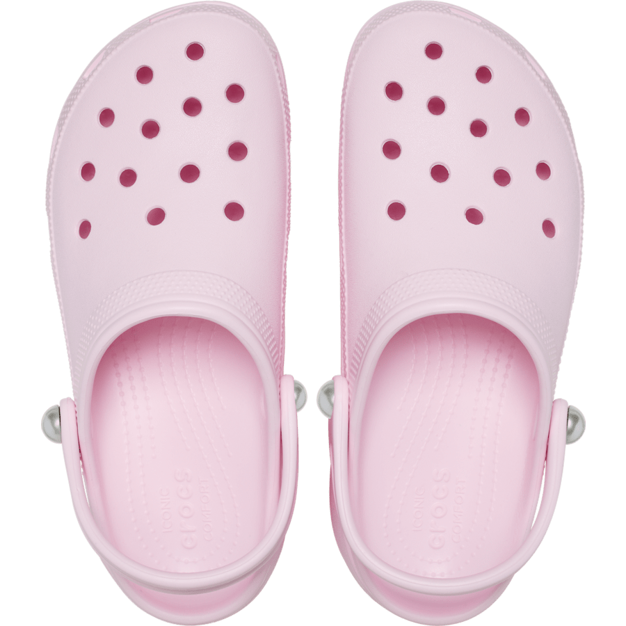 Pink Milk Classic Platform Pearl Clog - Top - Crocs