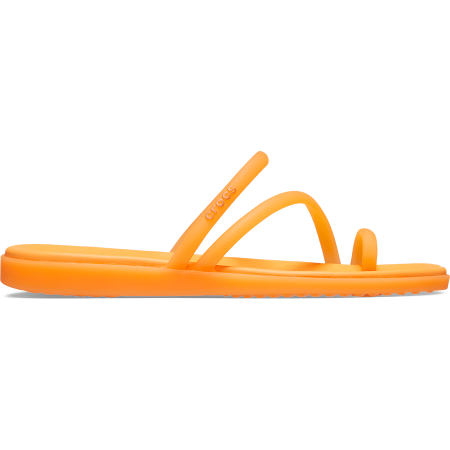 Orangesicle Miami Frosted Toe Loop - Side - Crocs