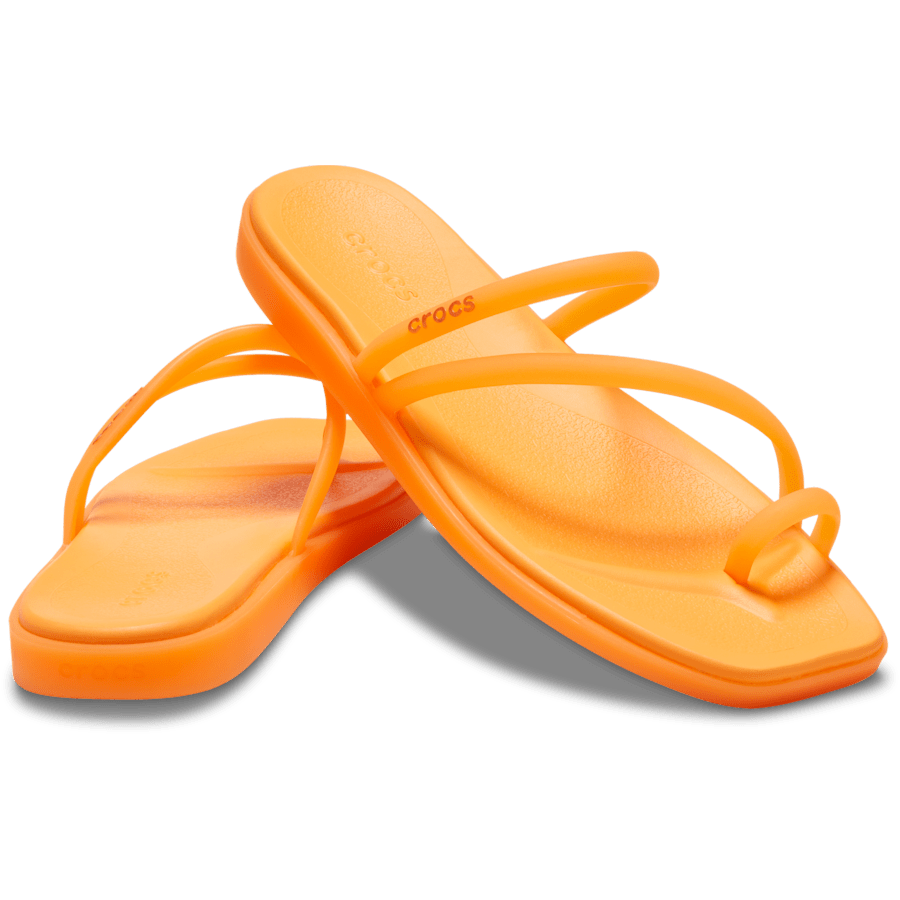 Orangesicle Miami Frosted Toe Loop - Pair - Crocs