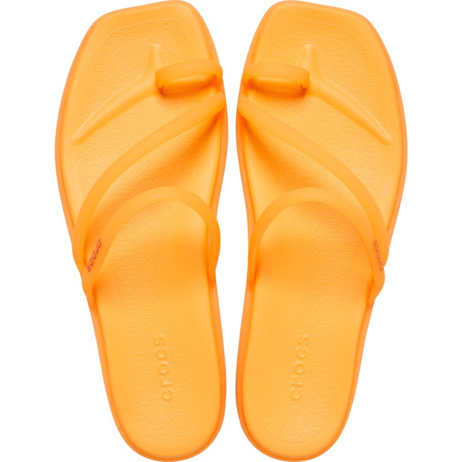Orangesicle Miami Frosted Toe Loop - Top - Crocs