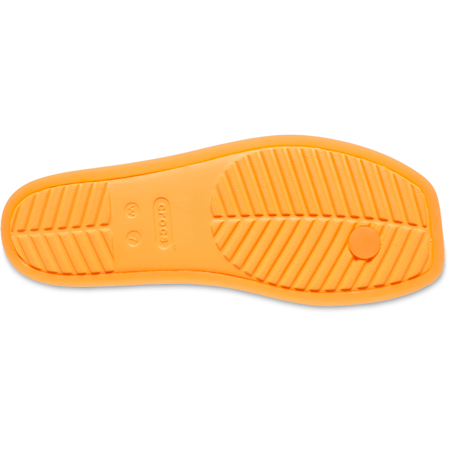 Orangesicle Miami Frosted Toe Loop - Bottom - Crocs