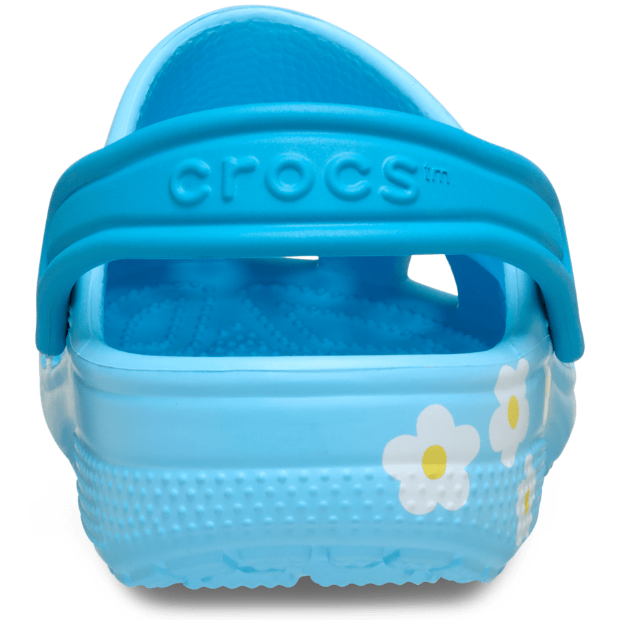 Tinted Glass Kids’ Classic Daisy Clog - Back - Crocs