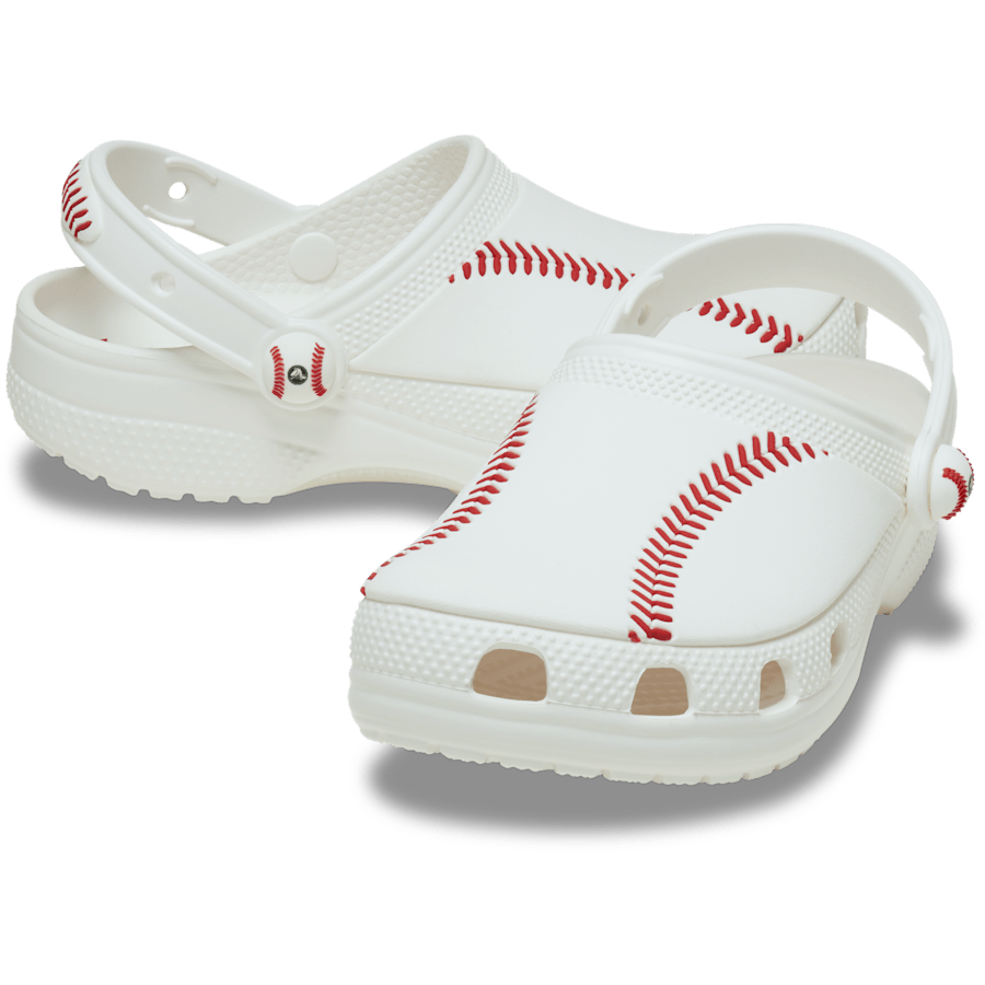 White Kids’ Classic Baseball Clog - Pair - Crocs