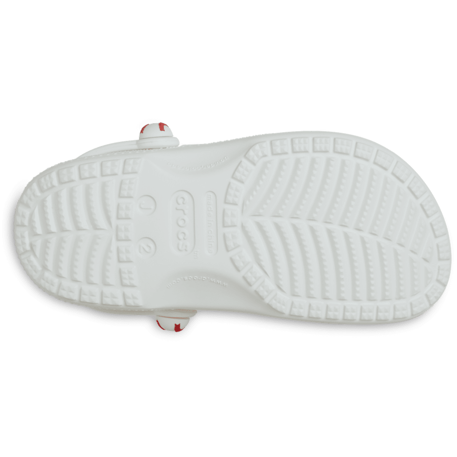 White Kids’ Classic Baseball Clog - Bottom - Crocs