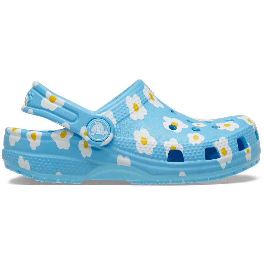 Tinted Glass Toddler Classic Daisy Clog - Side - Crocs