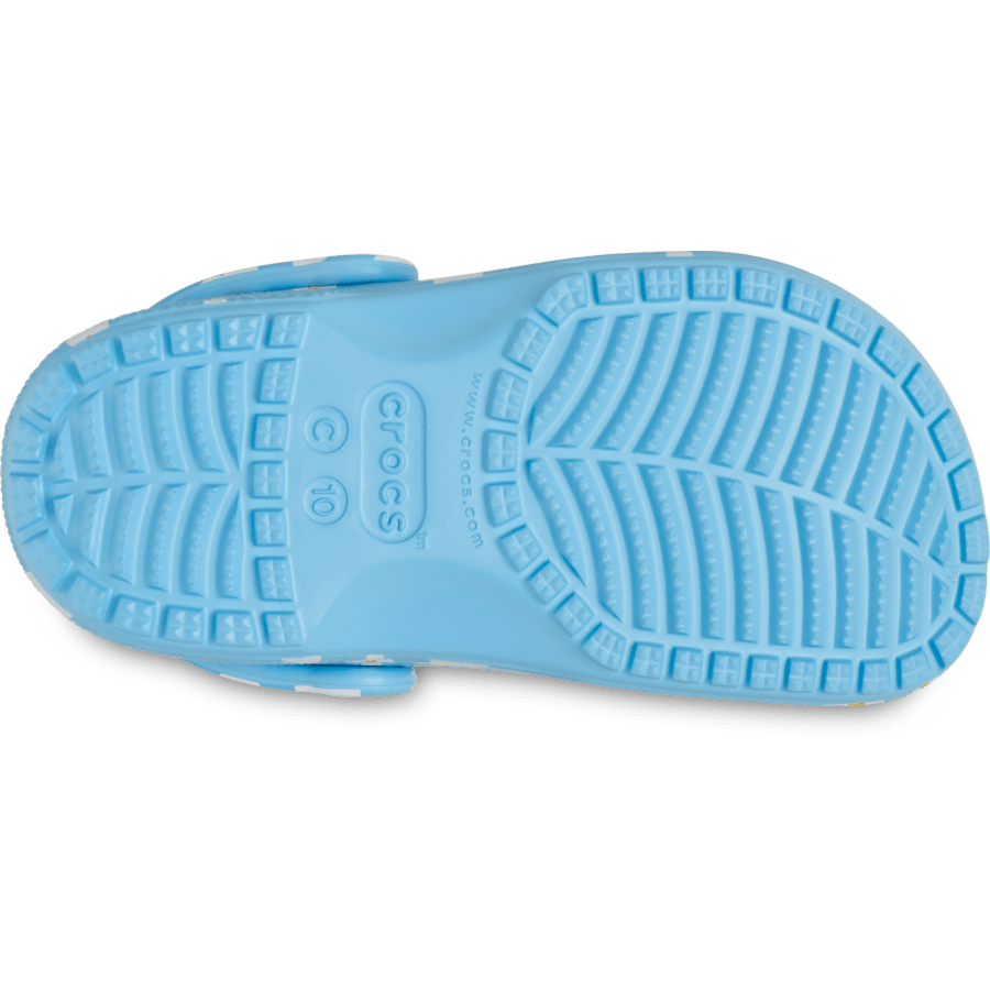 Tinted Glass Toddler Classic Daisy Clog - Bottom - Crocs