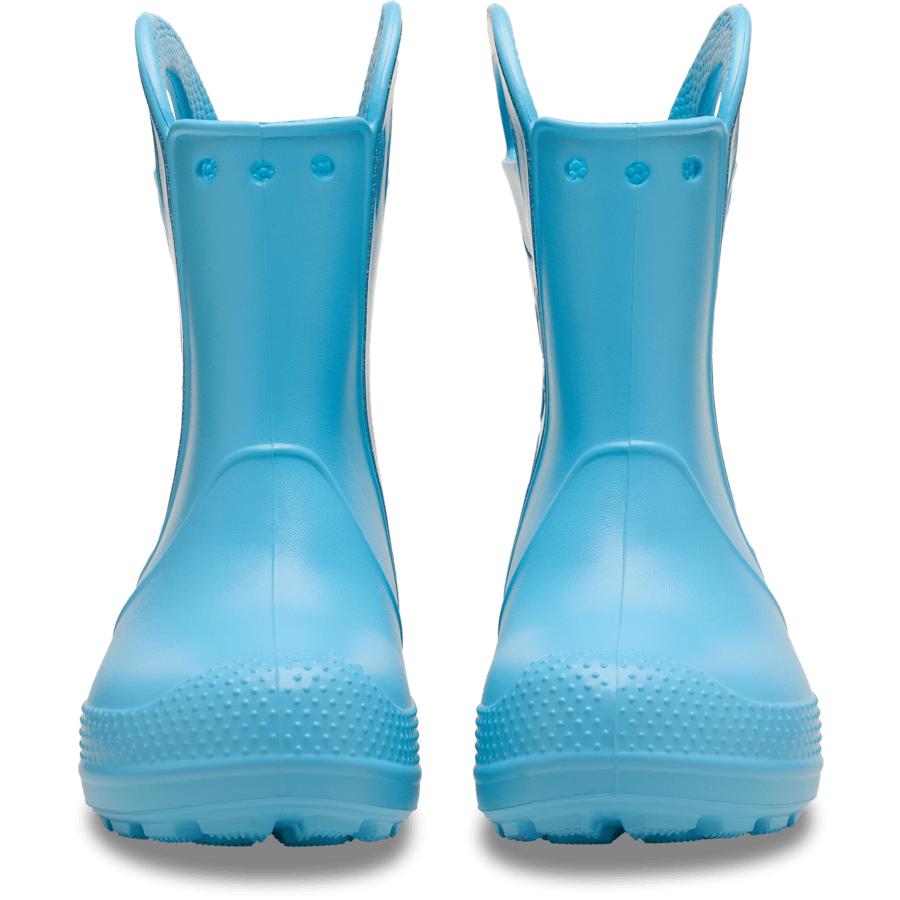 Tinted Glass Toddler Handle It Rain Boot Glitter Mist - Front - Crocs