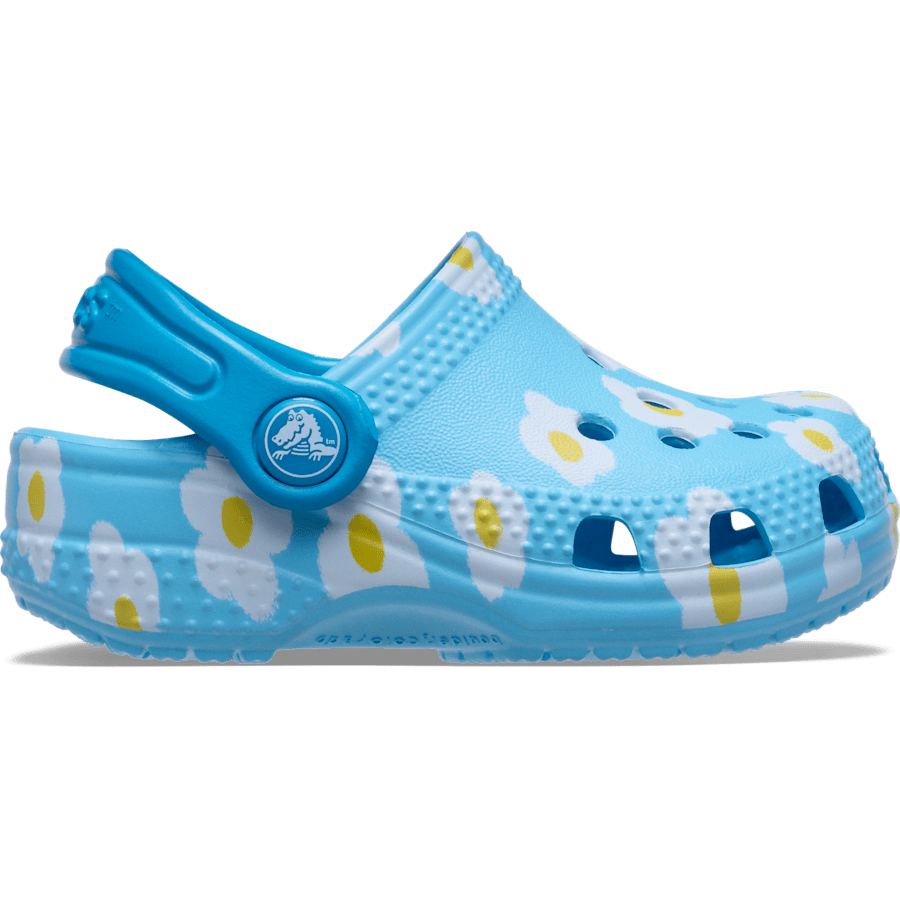 Tinted Glass Infant Crocs Littles™ Daisy Clog - Side - Crocs