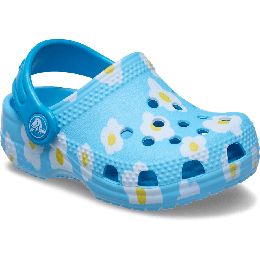 Tinted Glass Infant Crocs Littles™ Daisy Clog - Angle - Crocs