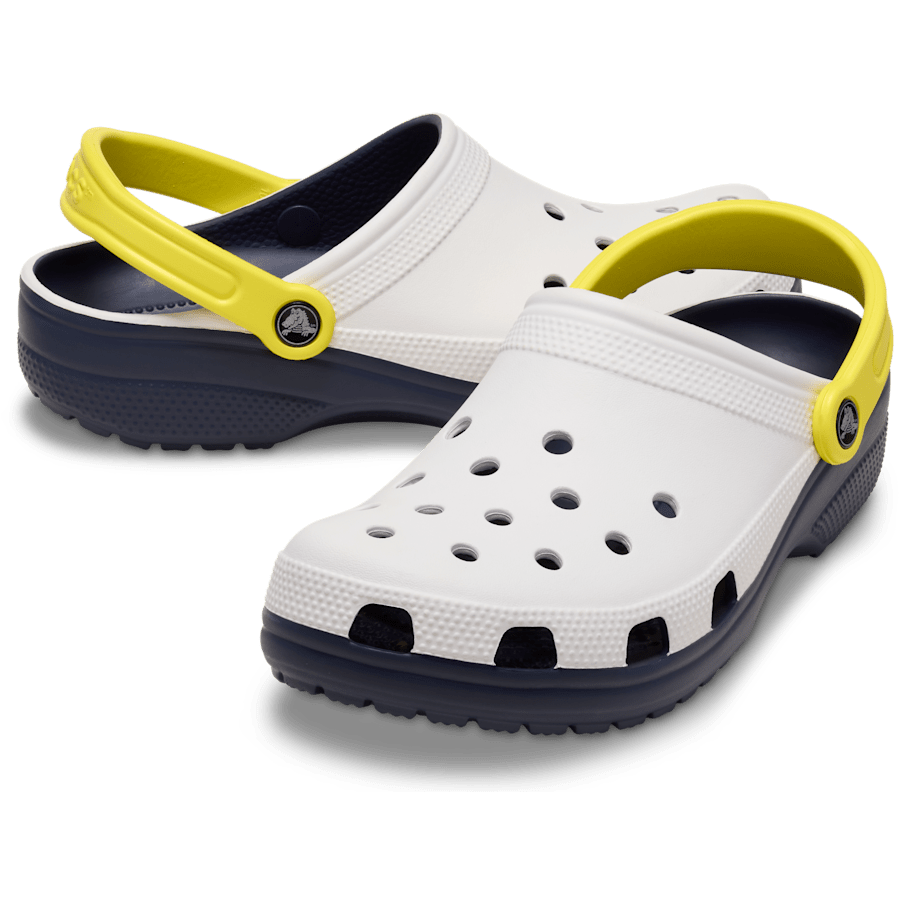 White Classic Retro Sport Clog - Pair - Crocs