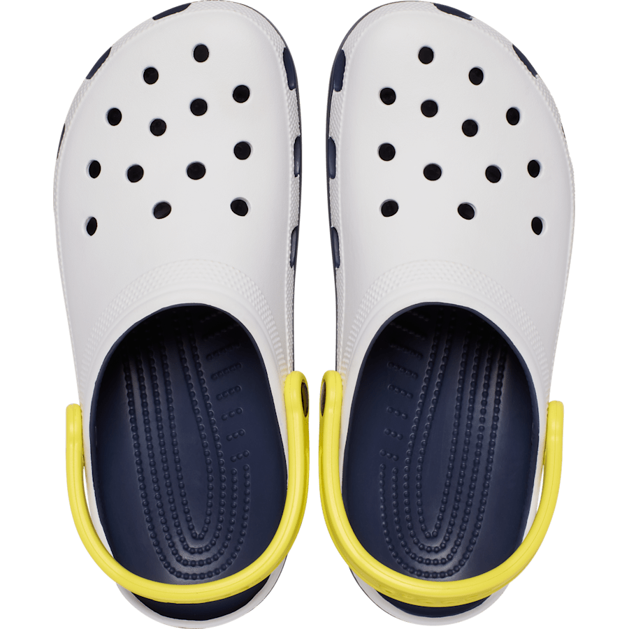 White Classic Retro Sport Clog - Top - Crocs
