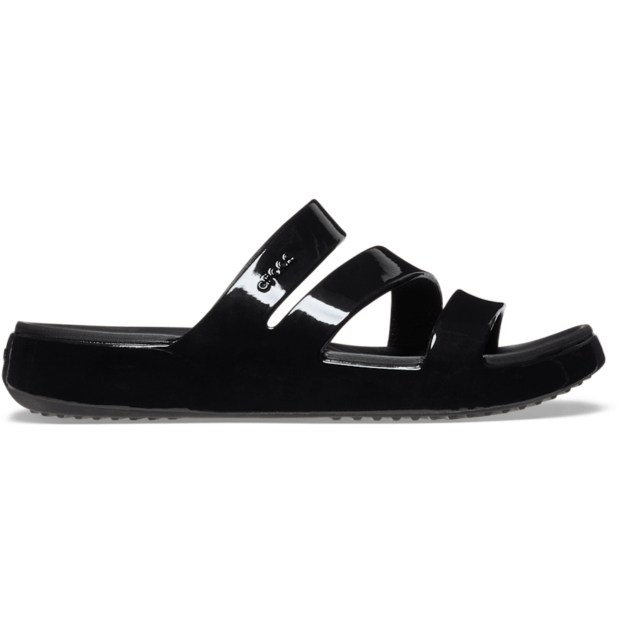 Black Getaway Patent Strappy - Side - Crocs