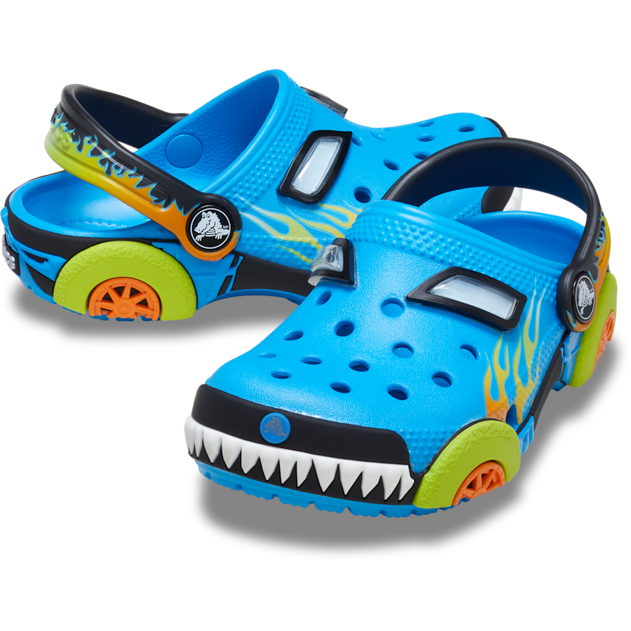 Neon Ocean Toddler Classic IAM Monster Truck - Pair - Crocs