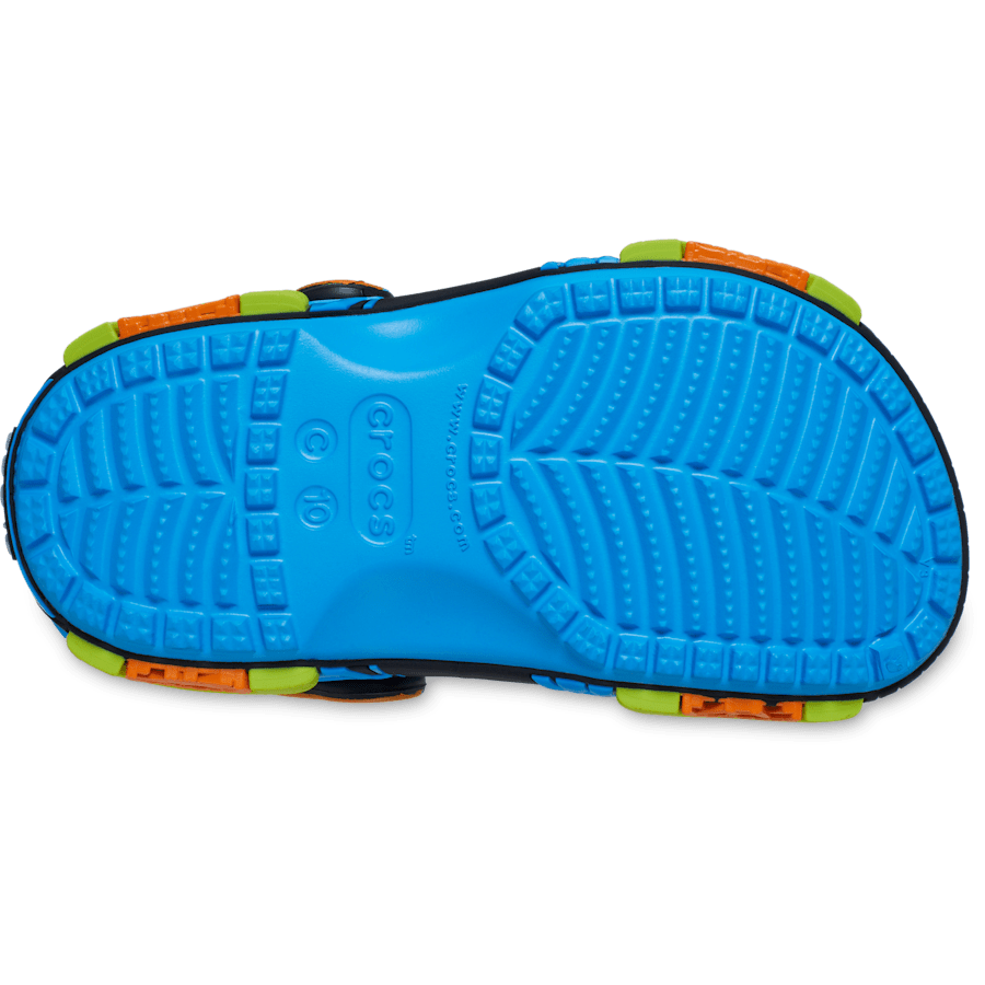Neon Ocean Toddler Classic IAM Monster Truck - Bottom - Crocs