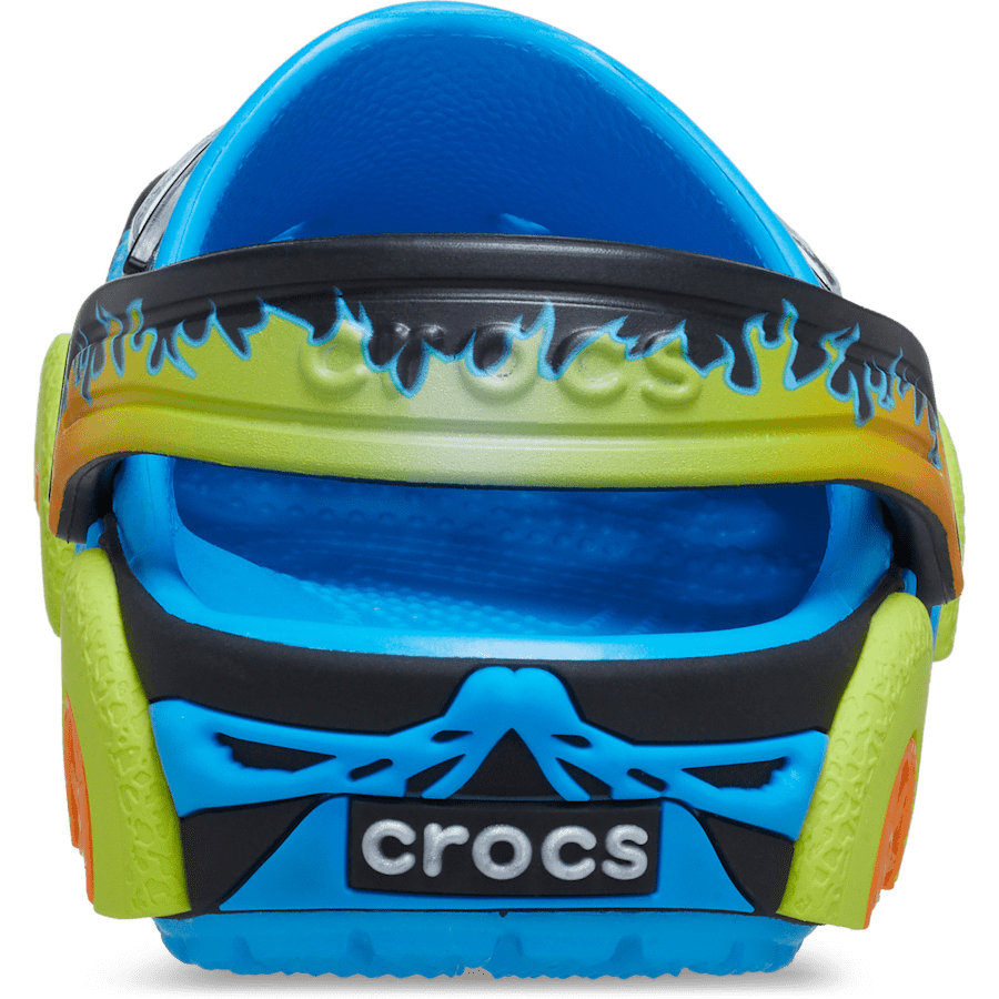 Neon Ocean Toddler Classic IAM Monster Truck - Back - Crocs