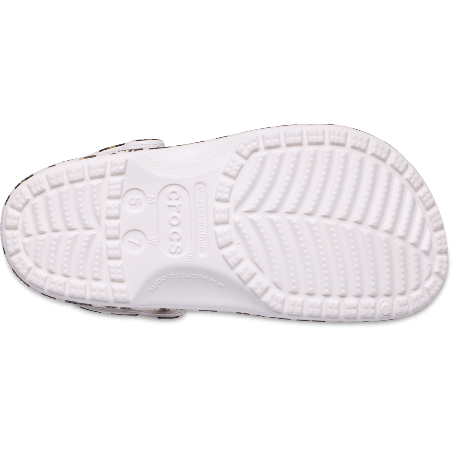 Chalk Classic Leopard Clog - Bottom - Crocs