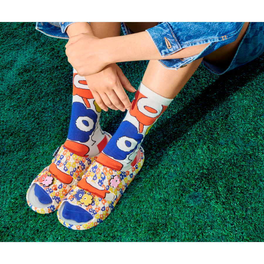 Multi Crocs Socks Marimekko Orange - Pair - Crocs