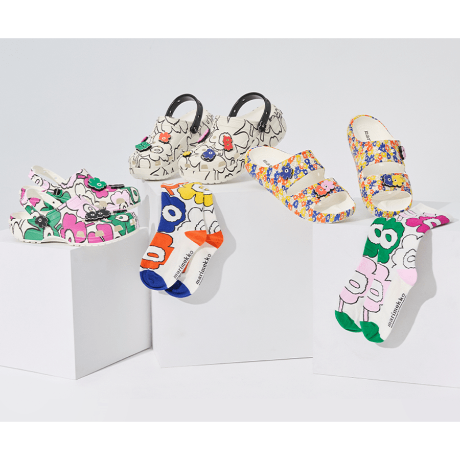Multi Crocs Socks Marimekko Orange - Top - Crocs