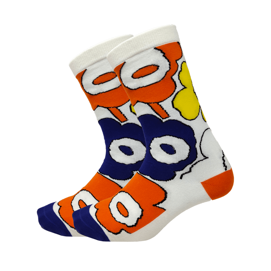 Multi Crocs Socks Marimekko Orange - Back - Crocs