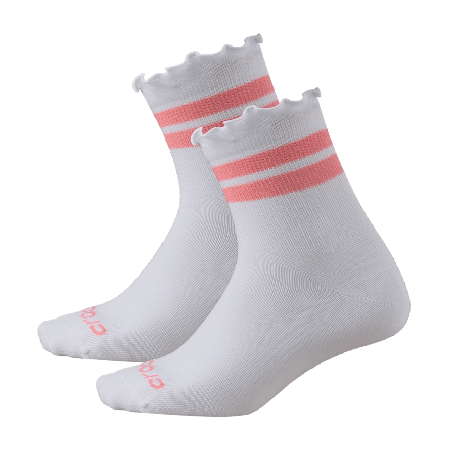 Colour Ruffle Ankle Crocs Socks 3 Pack - Pair - Crocs