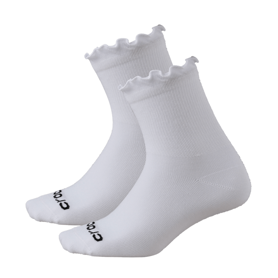Colour Ruffle Ankle Crocs Socks 3 Pack - Top - Crocs