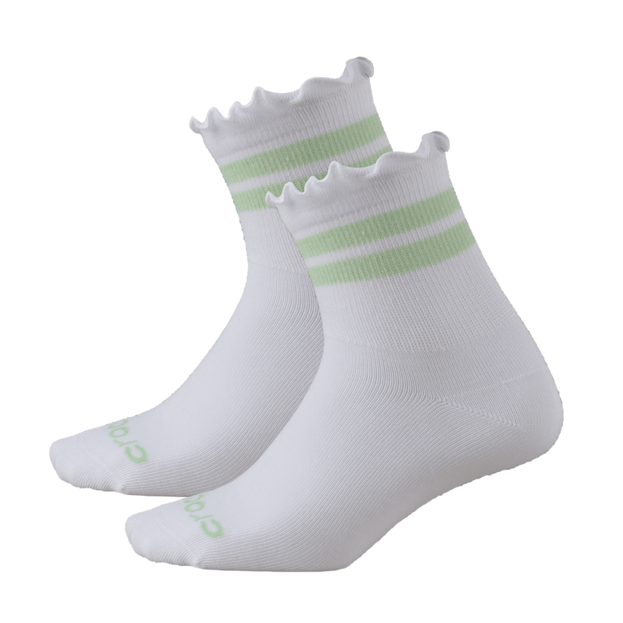 Colour Ruffle Ankle Crocs Socks 3 Pack - Bottom - Crocs