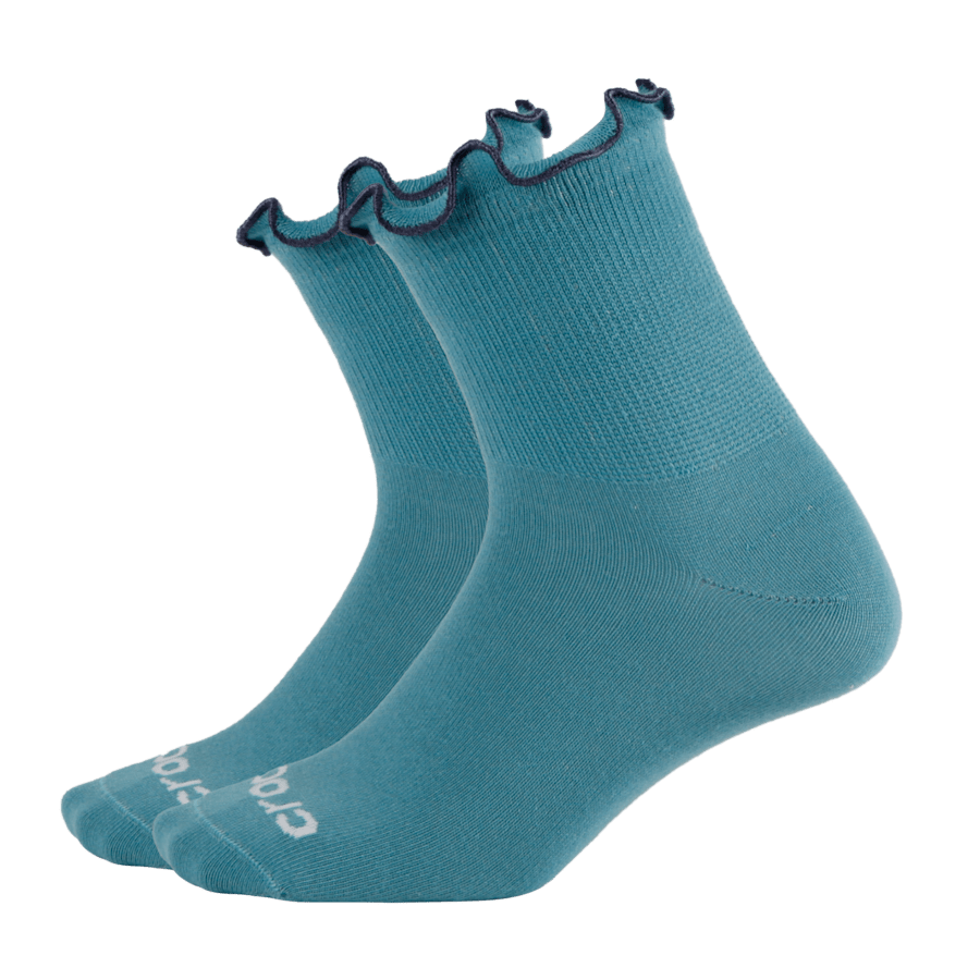 Nightshade / Multi CrocsSocks Ruffle Ankle 3 PK - Pair - Crocs