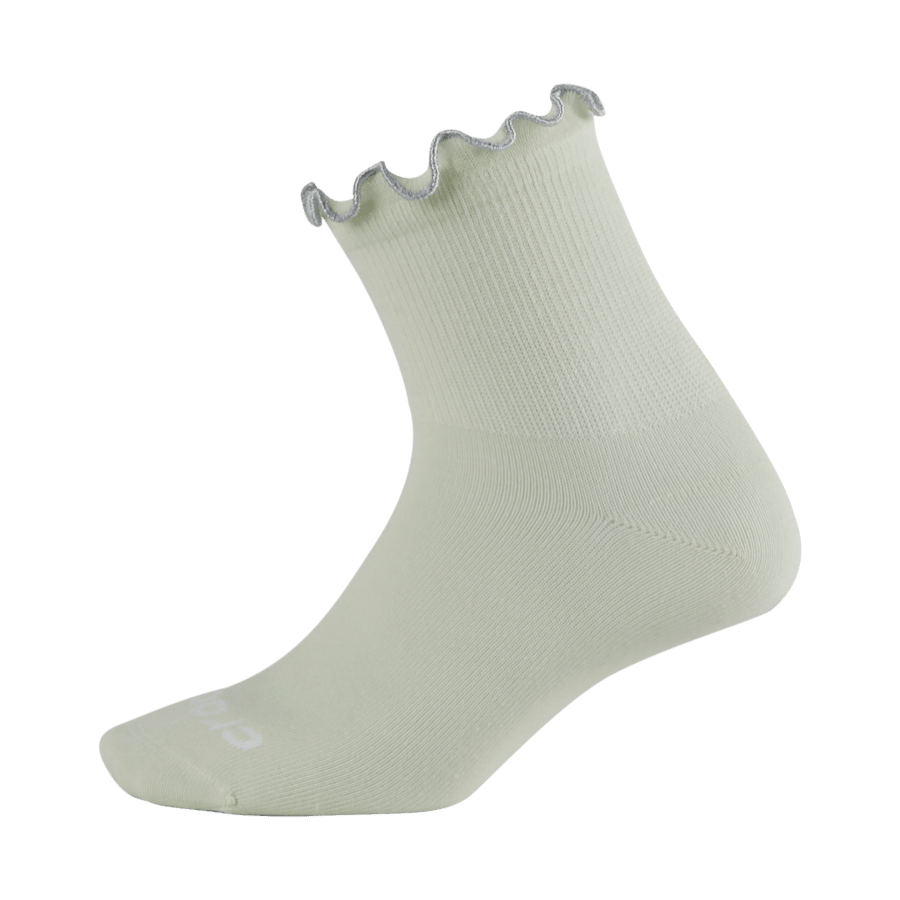 Nightshade / Multi CrocsSocks Ruffle Ankle 3 PK - Back - Crocs