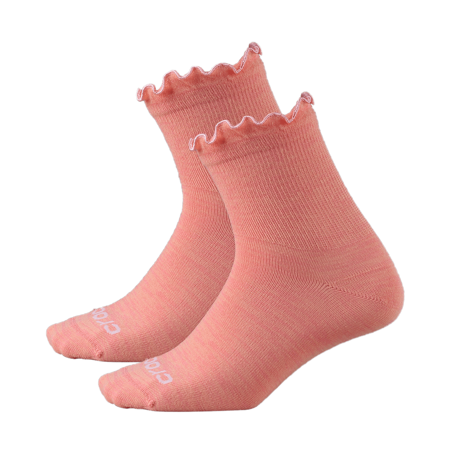 Colour Ruffle Ankle Crocs Socks 3 Pack - Pair - Crocs