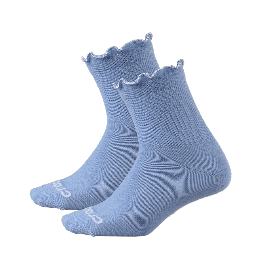Colour Ruffle Ankle Crocs Socks 3 Pack - Bottom - Crocs